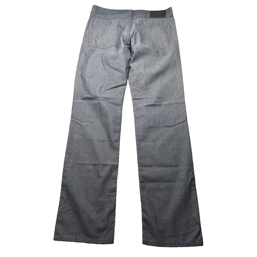 Hugo Boss Mens Pants 32x34 Blue Gray Regular Fit Kansas-10 Dress Trousers